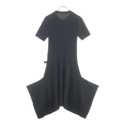Louis Vuitton Cashmere Knit Monogram Dress Gray — view 2