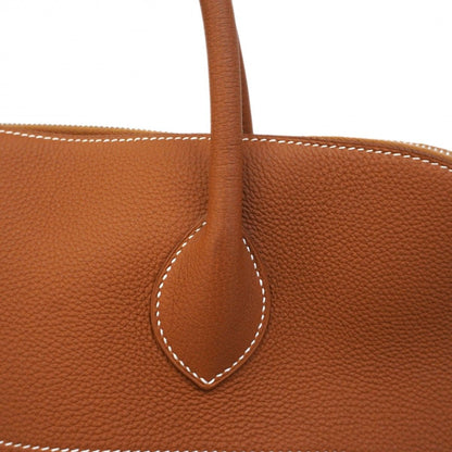 Hermes Handbag Bolide Shark 45 Togo Gold Silver — view 9