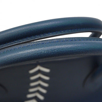 Hermes Handbag Bolide 45 Baseball Evercolor Blue Domart Silver — view 8