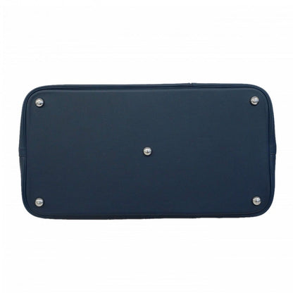 Hermes Handbag Bolide 45 Baseball Evercolor Blue Domart Silver — view 3