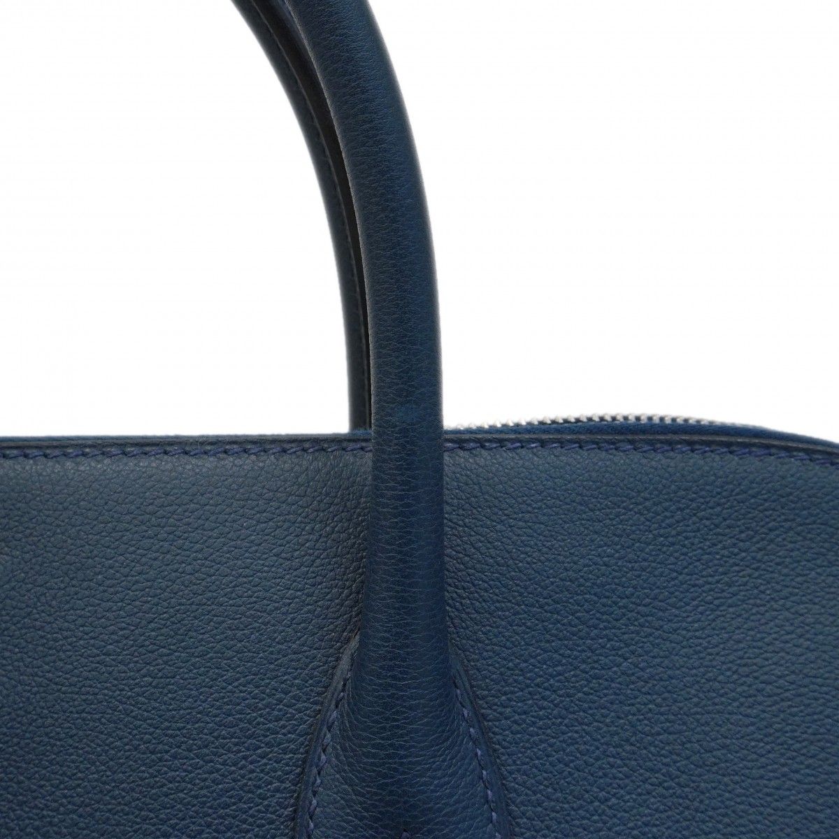 Hermes Handbag Bolide 45 Baseball Evercolor Blue Domart Silver — view 9
