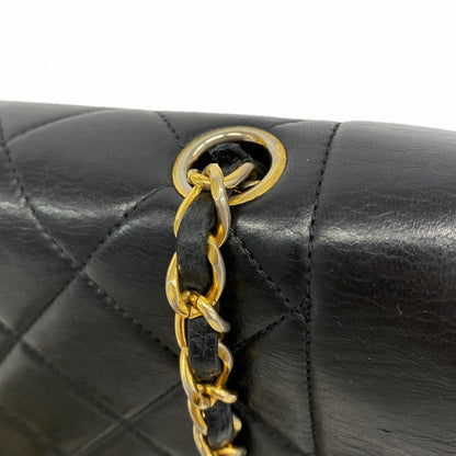 Chanel Shoulder Bag Diana Lambskin Black Gold — view 8