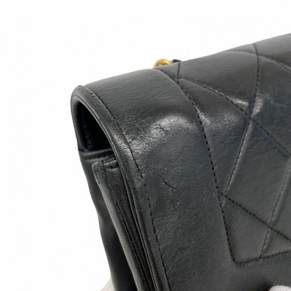 Chanel Shoulder Bag Diana Lambskin Black Gold — view 6