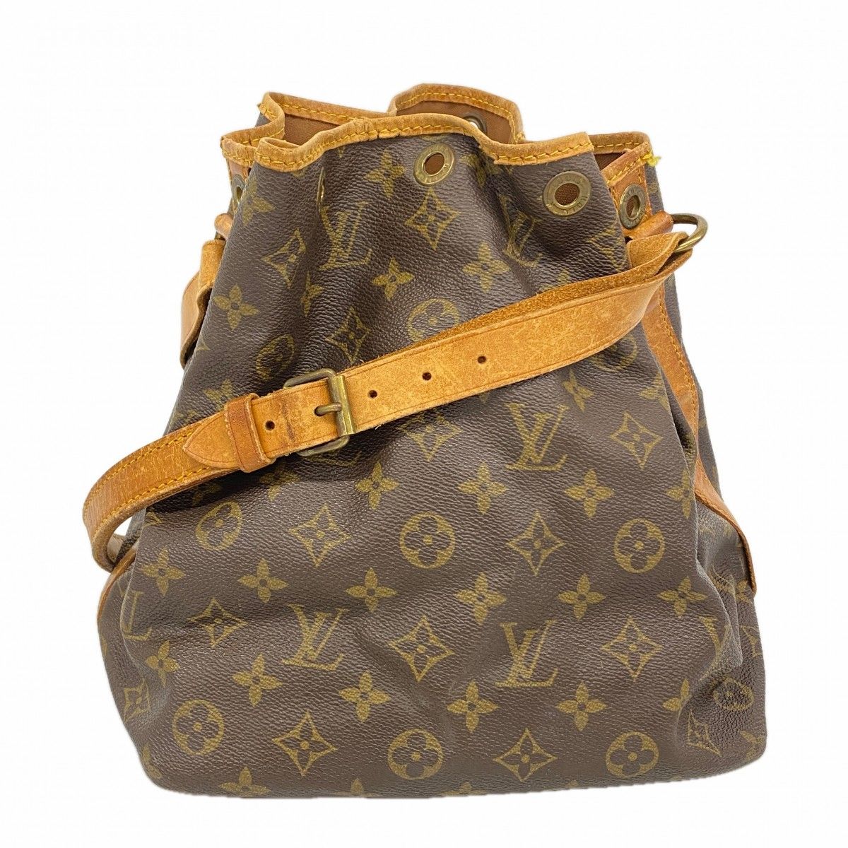 Louis Vuitton Shoulder Bag Monogram Petit Noe Brown