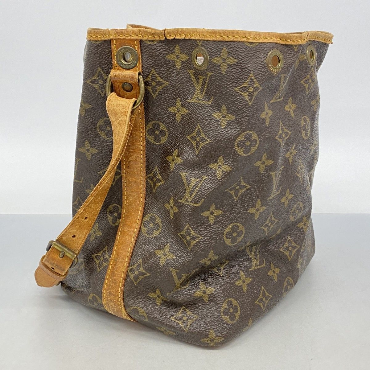 Louis Vuitton Shoulder Bag Monogram Petit Noe Brown — view 2