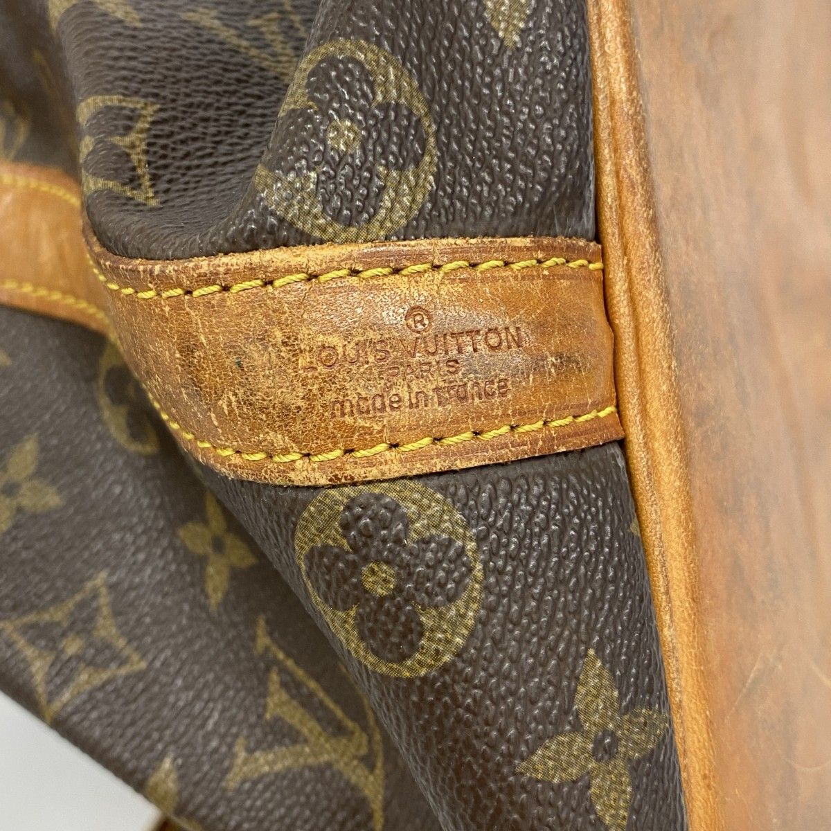 Louis Vuitton Shoulder Bag Monogram Petit Noe Brown — view 5