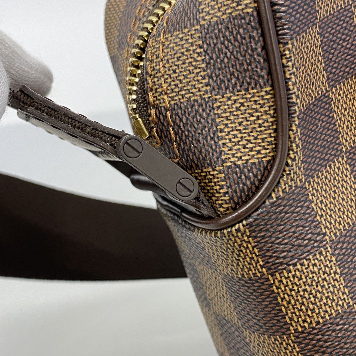 Louis Vuitton Shoulder Bag Damier Olaf PM Ebene — view 6