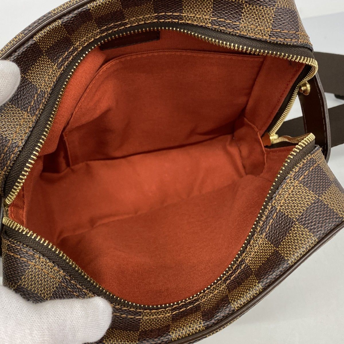 Louis Vuitton Shoulder Bag Damier Olaf PM Ebene — view 4