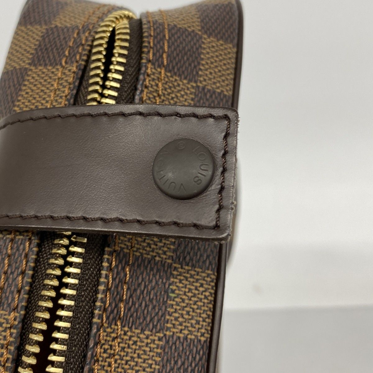 Louis Vuitton Shoulder Bag Damier Olaf PM Ebene — view 7