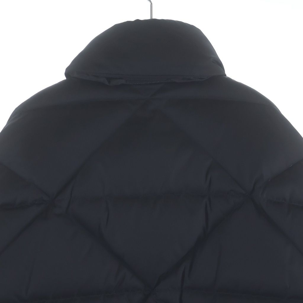 Prada Re-Nylon Logo Print Down Jacket Black — view 4
