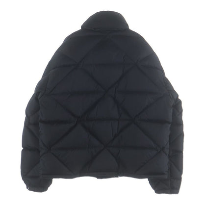 Prada Re-Nylon Logo Print Down Jacket Black — view 2
