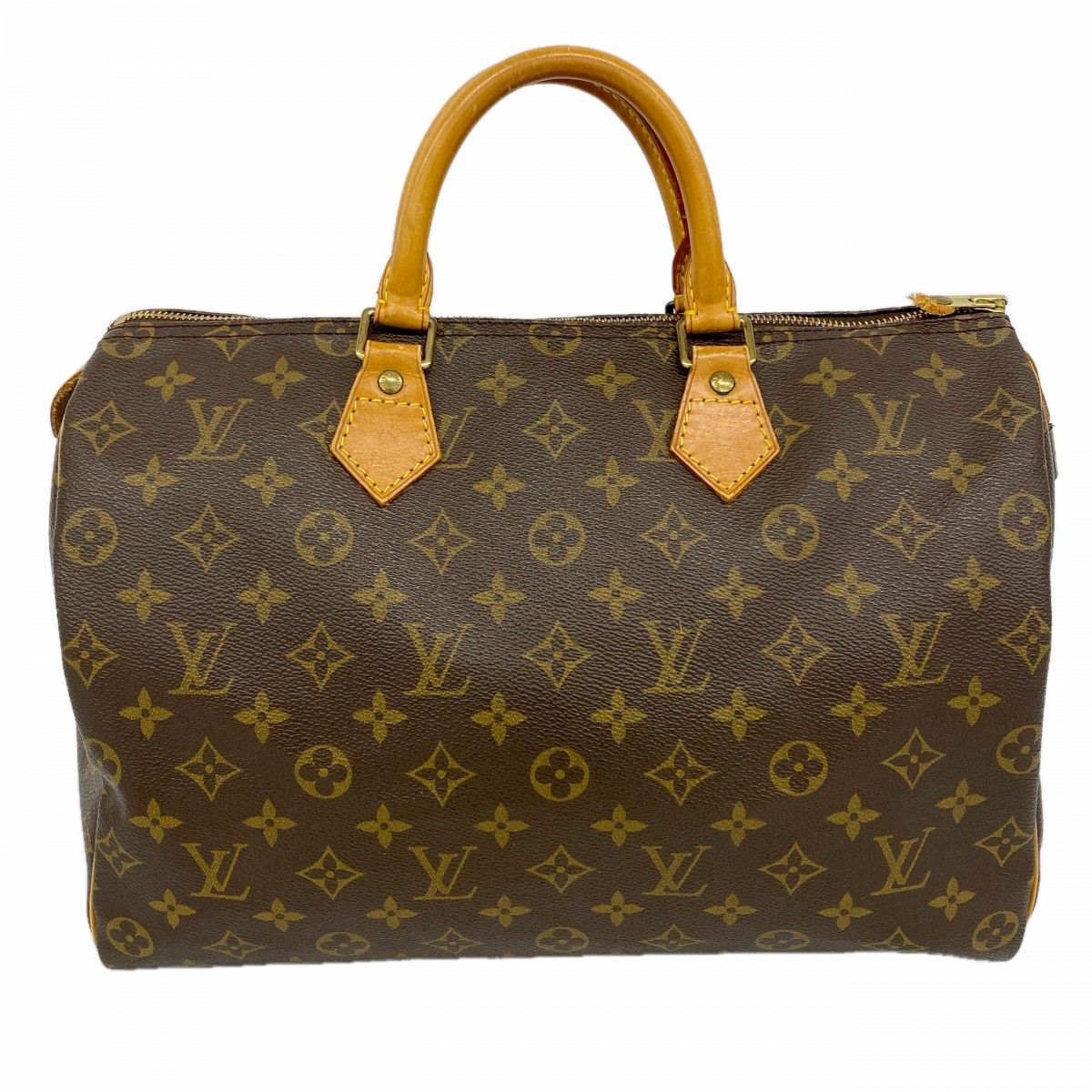 Louis Vuitton Handbag Monogram Speedy 35 Brown