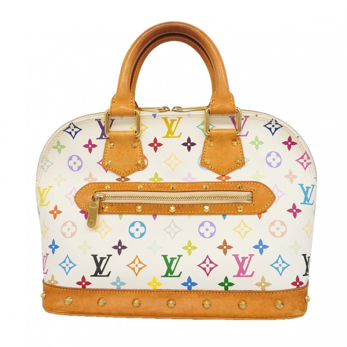 Louis Vuitton Handbag Monogram Multicolor Alma Blanc