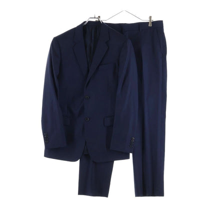 Gucci Set Suit Wool Tailored Jacket No Tuck Trousers Pants Navy