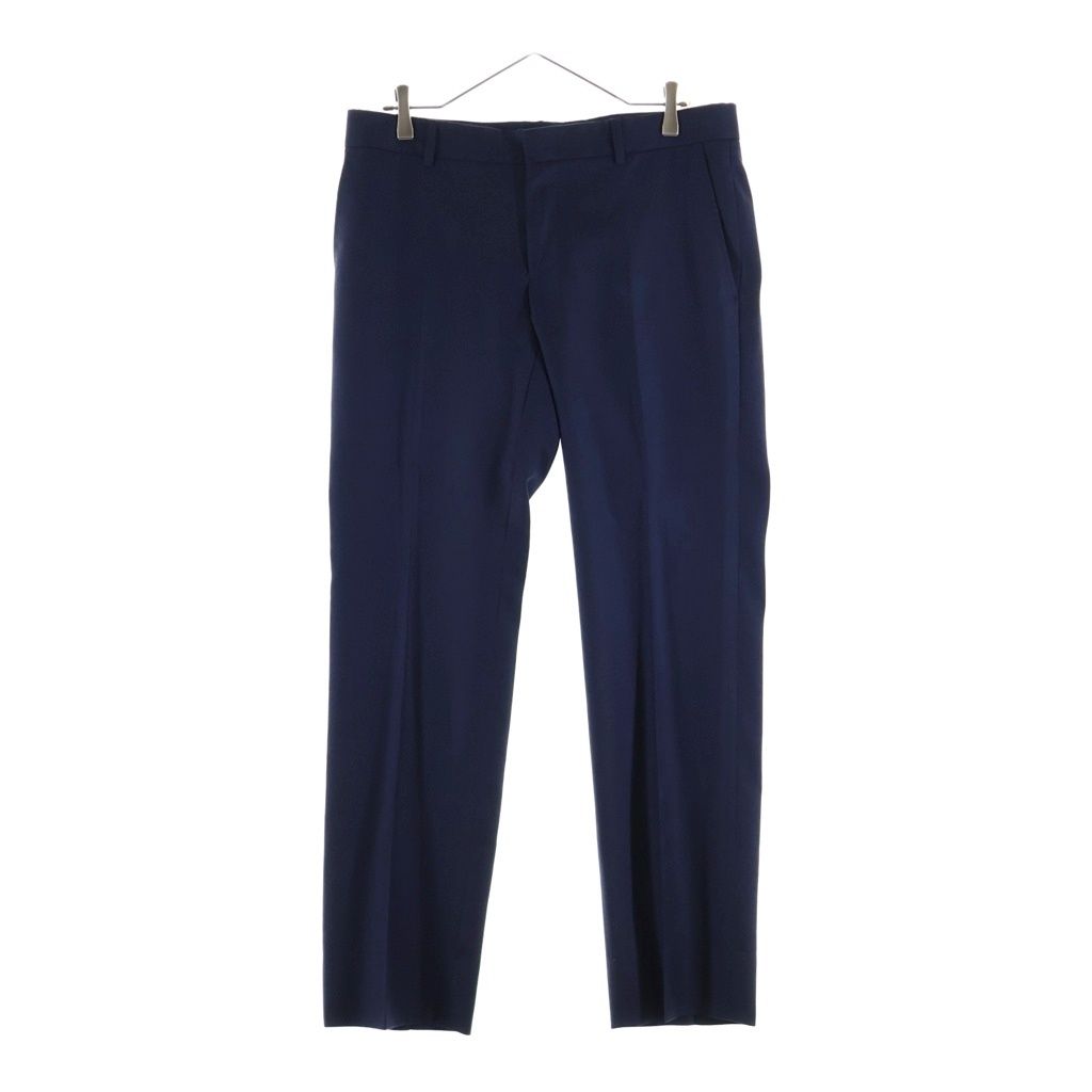 Gucci Set Suit Wool Tailored Jacket No Tuck Trousers Pants Navy — view 4