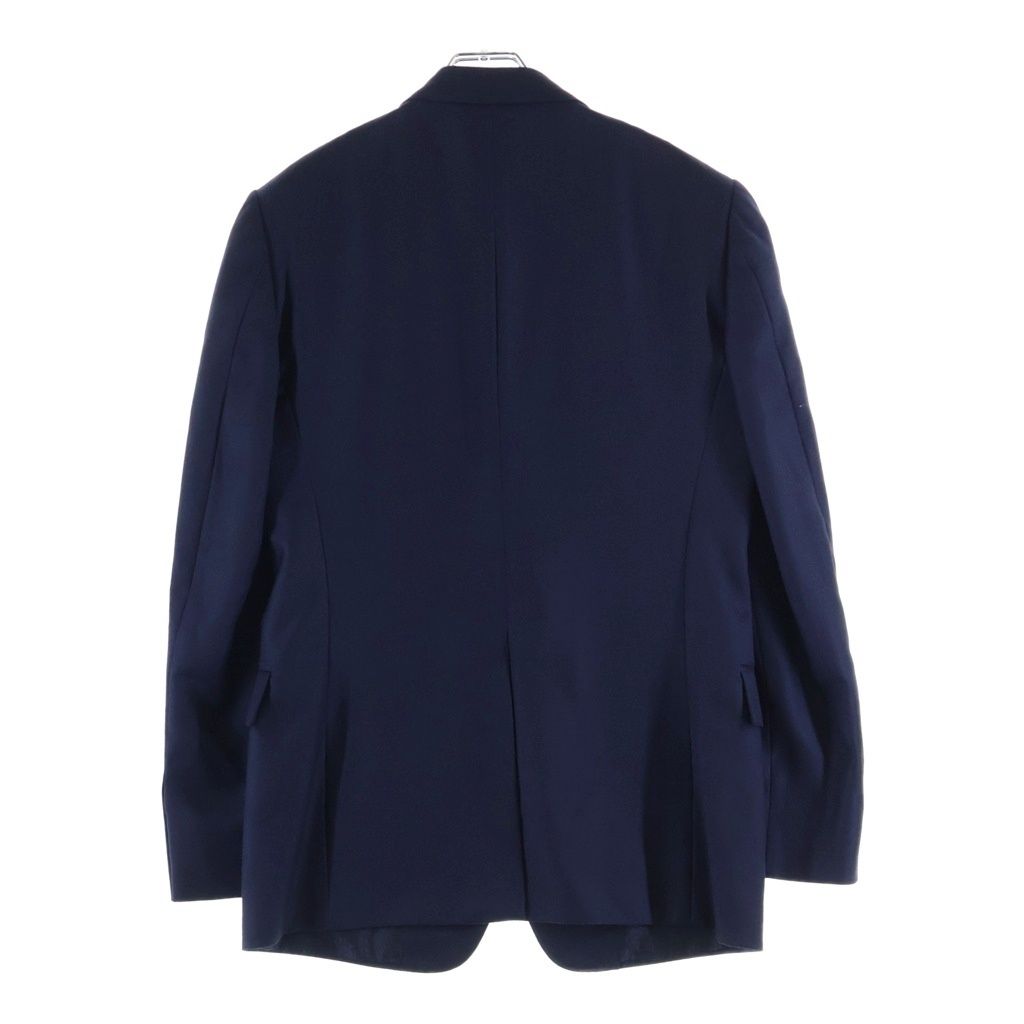 Gucci Set Suit Wool Tailored Jacket No Tuck Trousers Pants Navy — view 3