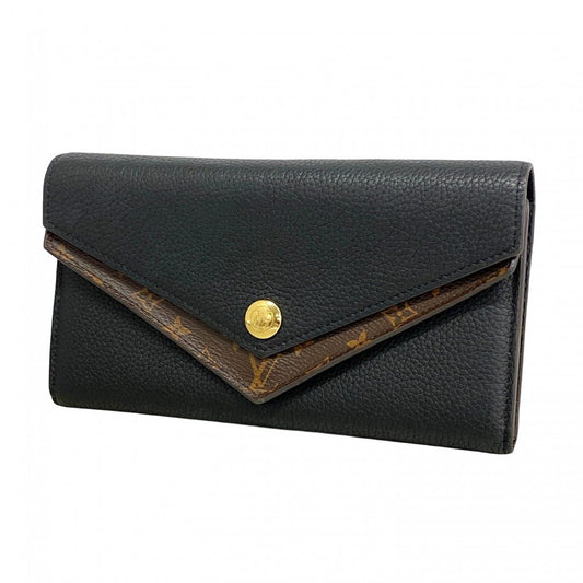 Louis Vuitton Wallet Monogram Portefeuille Double Noir