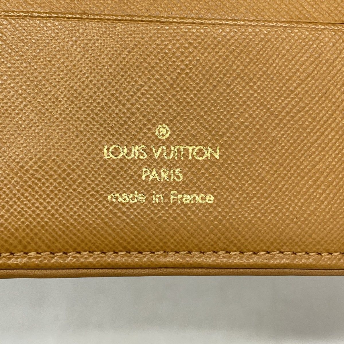 Louis Vuitton Trifold Wallet Monogram Mini Portobiert Cles Dimonet Beige — view 4