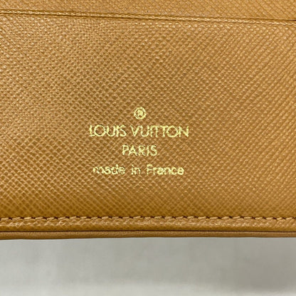 Louis Vuitton Trifold Wallet Monogram Mini Portobiert Cles Dimonet Beige — view 4