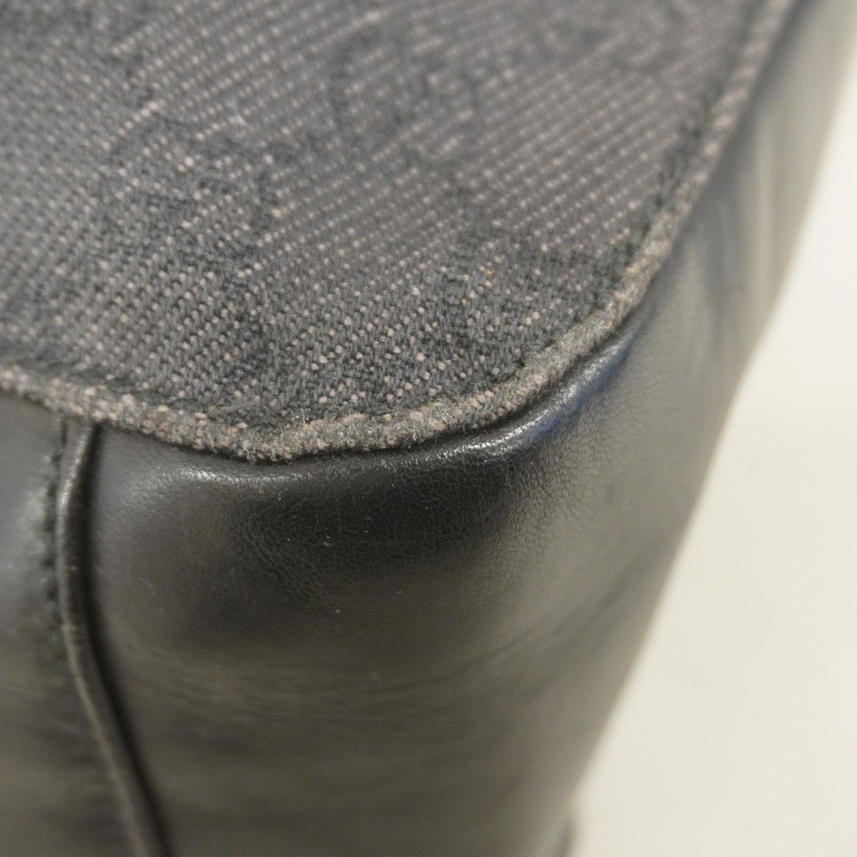 Gucci Tote Denim Black Silver — view 6