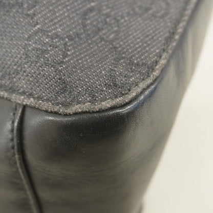 Gucci Tote Denim Black Silver — view 6
