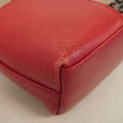 Gucci Shoulder Bag GG Canvas 001 Beige Red Champagne Gold — view 8
