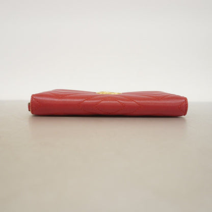 Gucci Wallet GG Marmont Leather Red Gold — view 2