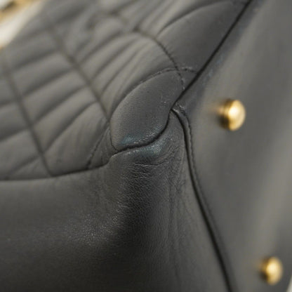 Chanel Handbag Quilted Lambskin Black Gold — view 6