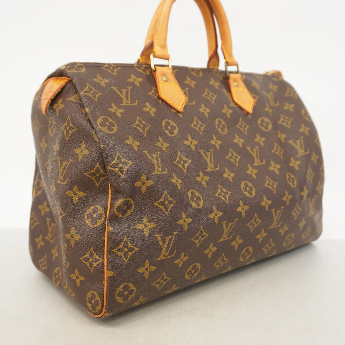 Louis Vuitton Handbag Monogram Speedy 35 Brown — view 2