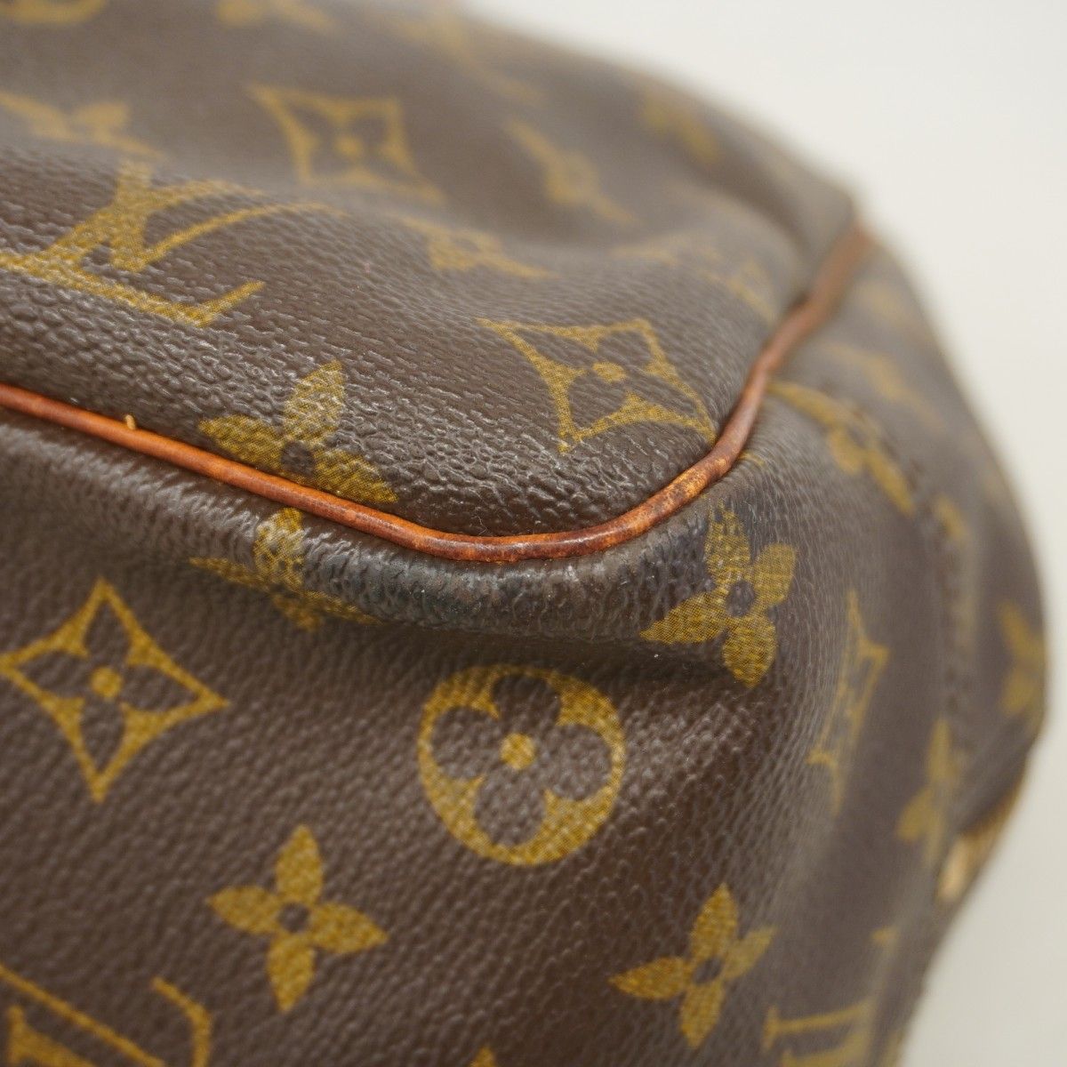 Louis Vuitton Handbag Monogram Deauville Brown — view 6