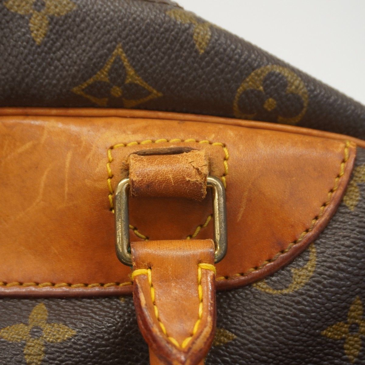 Louis Vuitton Handbag Monogram Deauville Brown — view 9