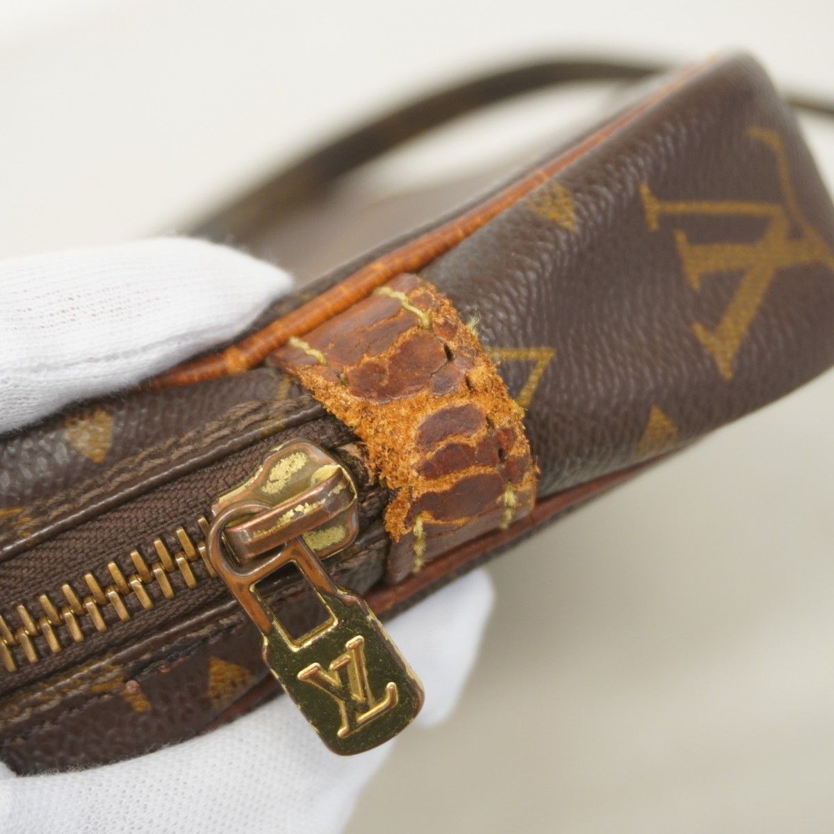 Louis Vuitton Shoulder Bag Monogram Pochette Ma Roulis Bandouliere Brown — view 7