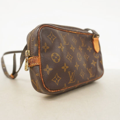 Louis Vuitton Shoulder Bag Monogram Pochette Ma Roulis Bandouliere Brown — view 2
