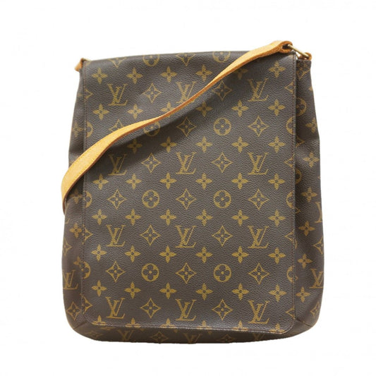 Louis Vuitton Shoulder Bag Monogram Musette Brown