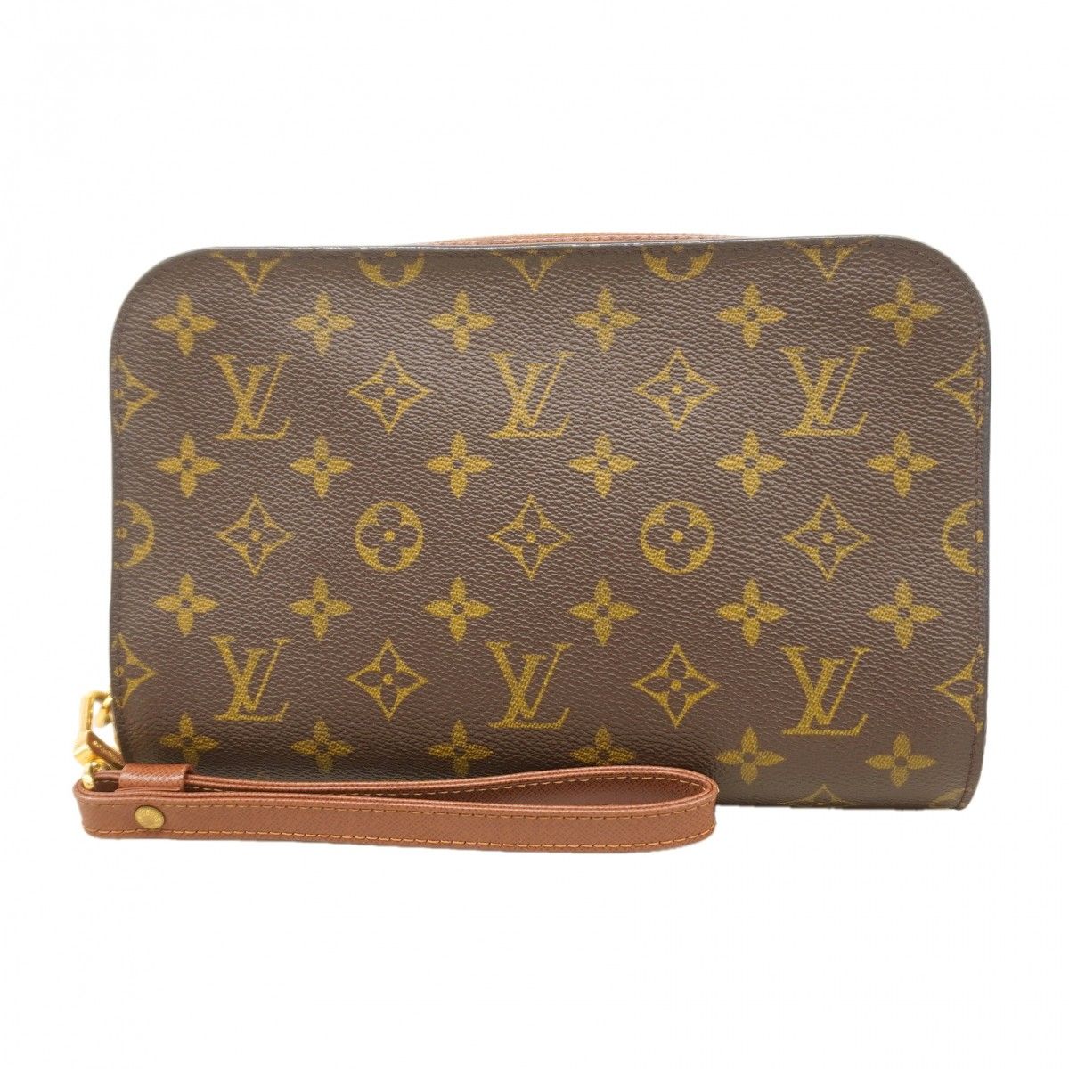 Louis Vuitton Clutch Monogram Orsay Brown