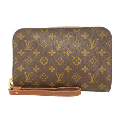 Louis Vuitton Clutch Monogram Orsay Brown