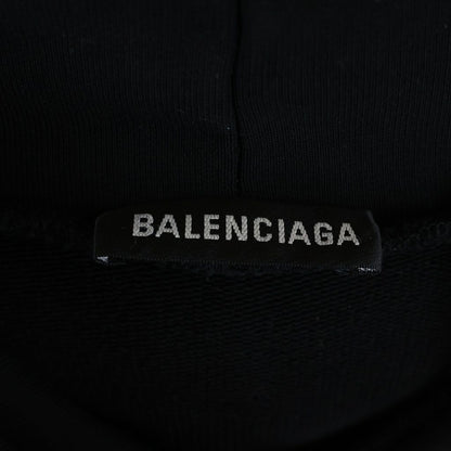 Balenciaga Credit Card Logo Hoodie Cles Git Pullover Black — view 6