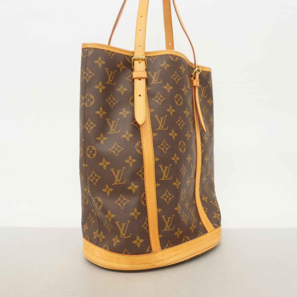 Louis Vuitton Tote Monogram Bucket GM Brown — view 2