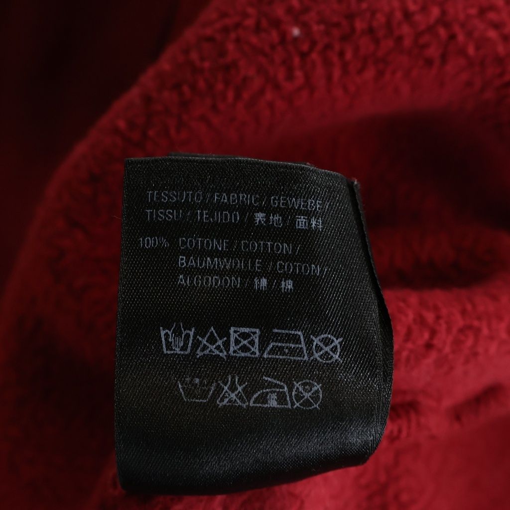 Balenciaga Logo Pullover Hoodie Back Sweatshirt Red — view 7