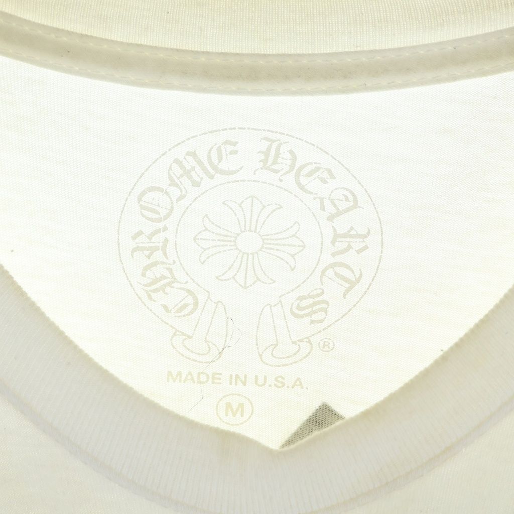 Chrome Hearts T-Shirt Double Sided Print Crew Neck Short Sleeve White — view 7