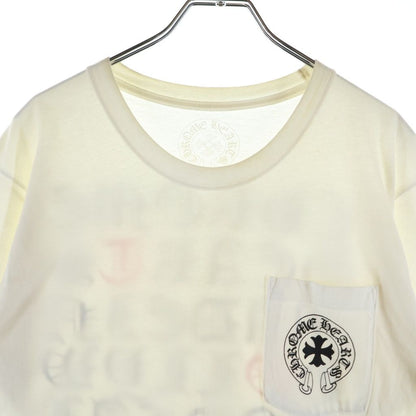 Chrome Hearts T-Shirt Double Sided Print Crew Neck Short Sleeve White — view 3