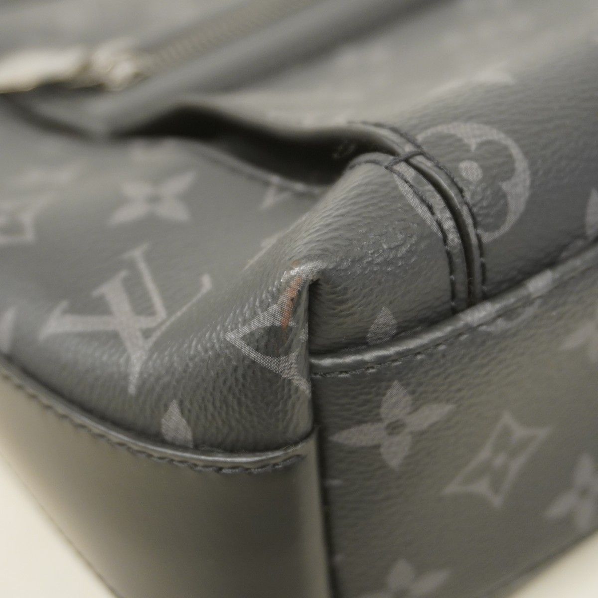 Louis Vuitton Shoulder Bag Monogram Eclipse Odyssey Messenger PM Black — view 6