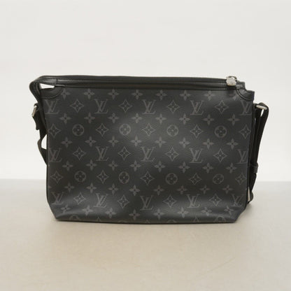 Louis Vuitton Shoulder Bag Monogram Eclipse Odyssey Messenger PM Black — view 8
