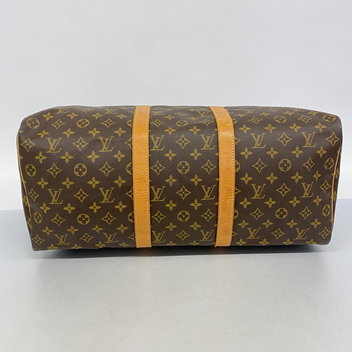 Louis Vuitton Boston Bag Monogram Keepall 50 Brown — view 3