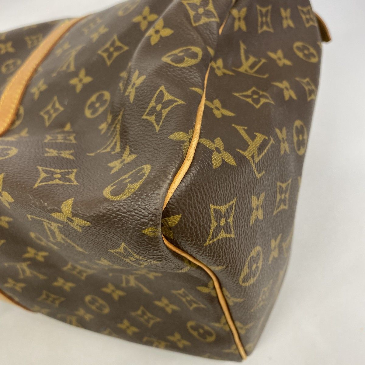 Louis Vuitton Boston Bag Monogram Keepall 50 Brown — view 6