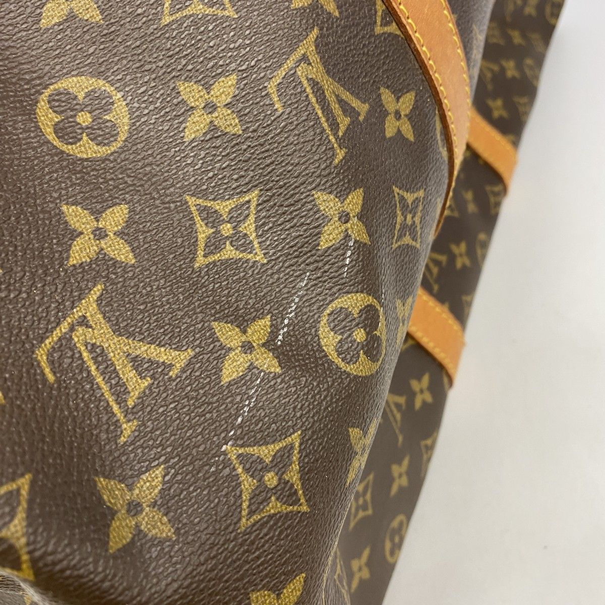 Louis Vuitton Boston Bag Monogram Keepall 50 Brown — view 9