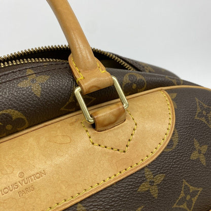 Louis Vuitton Handbag Monogram Deauville Brown — view 9