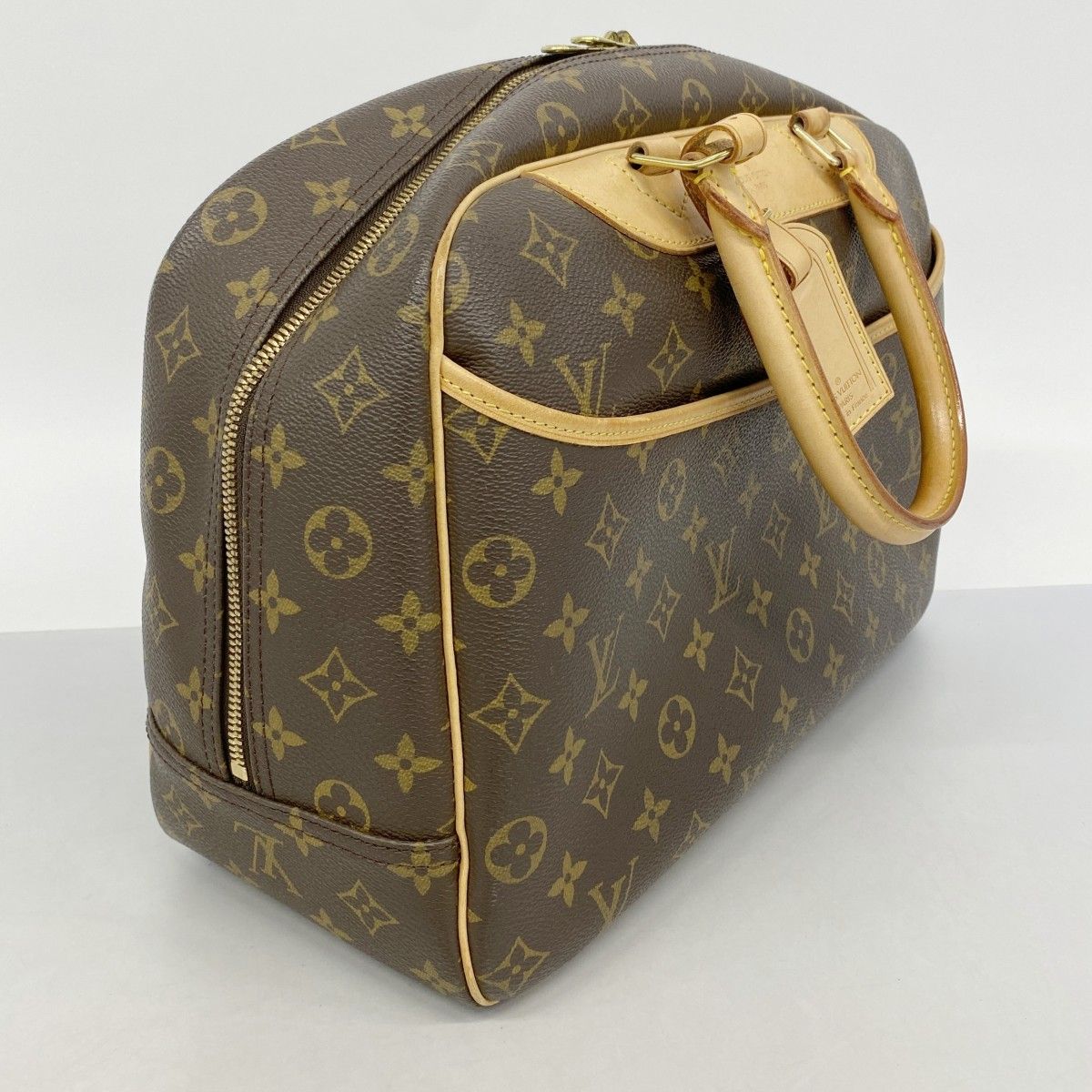 Louis Vuitton Handbag Monogram Deauville Brown — view 2