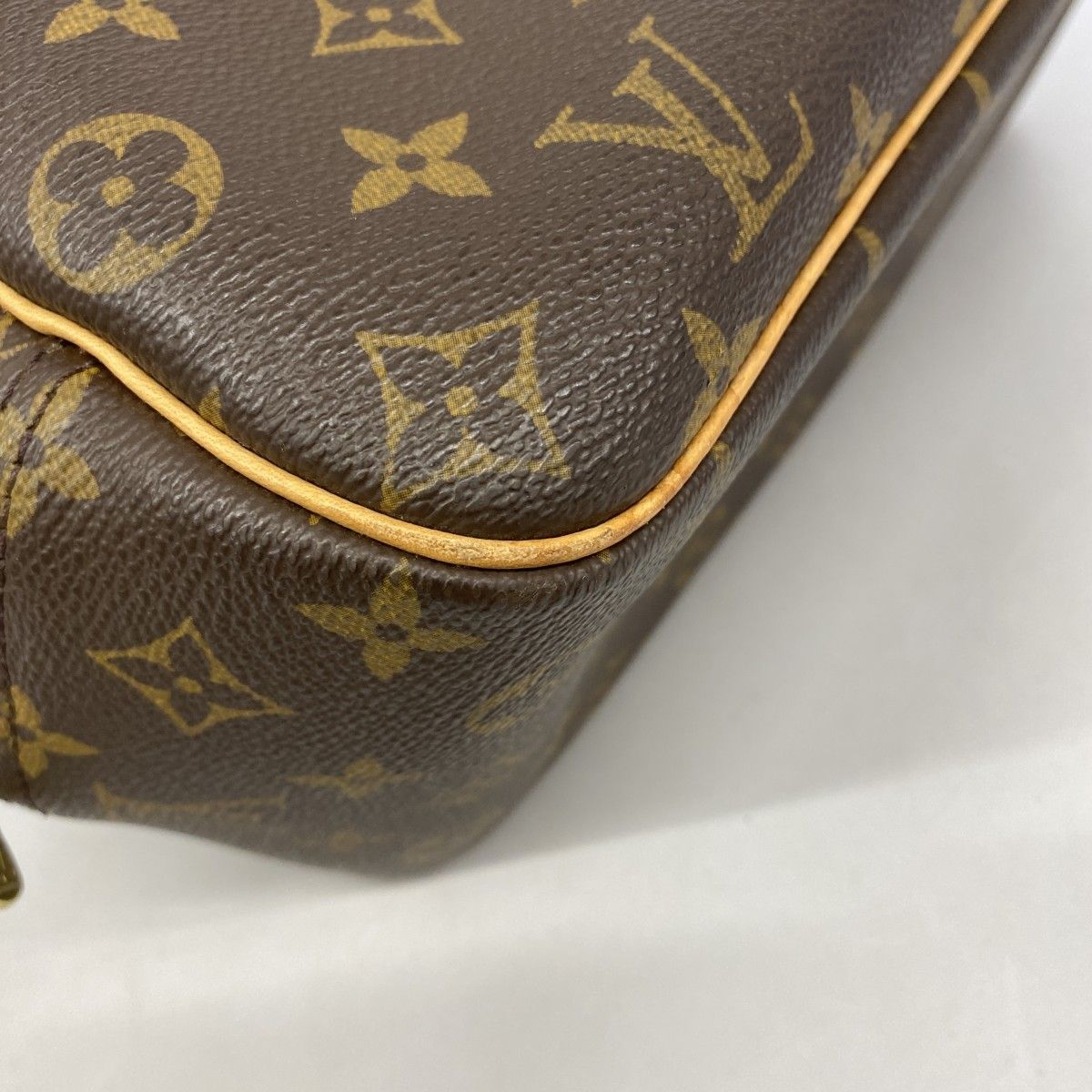 Louis Vuitton Handbag Monogram Deauville Brown — view 6