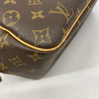 Louis Vuitton Handbag Monogram Deauville Brown — view 6